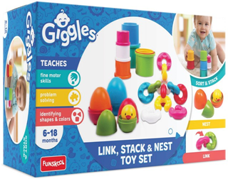 Funskool Link Stack & Nest Toy Set - Laadlee