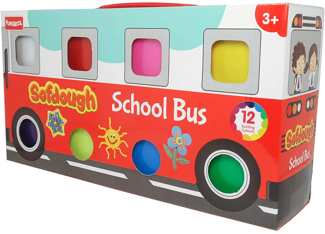 Funskool Sofdough School Bus - Laadlee