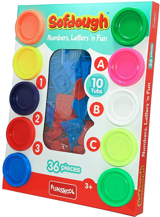 Funskool Sofdough Numbers Letters 'N Fun - Laadlee