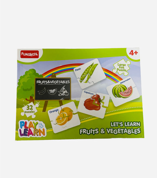 Funskool Fruits & Vegetables Puzzle - Laadlee