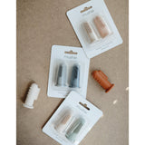 Mushie Finger Toothbrush Soft Lilac/Ivory - Laadlee