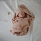 Mushie Hooded Towel Blush - Laadlee
