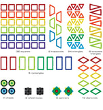 GeoSmart Educational Set - 100 pcs - Laadlee