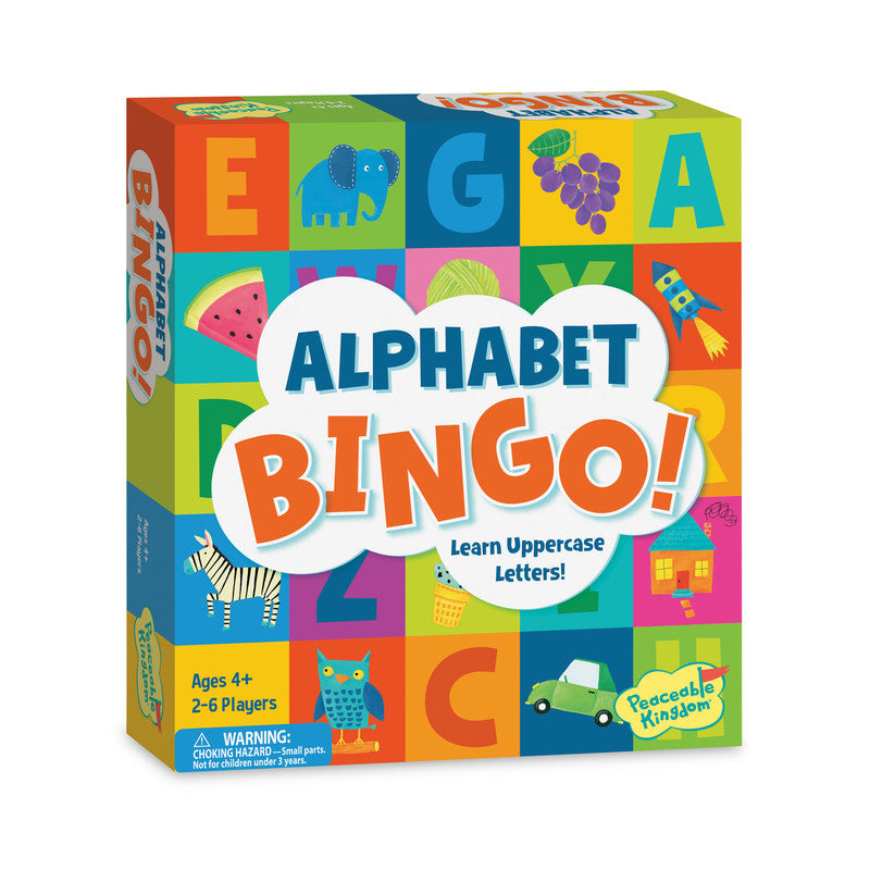 Peaceable Kingdom Alphabet Bingo! - Laadlee