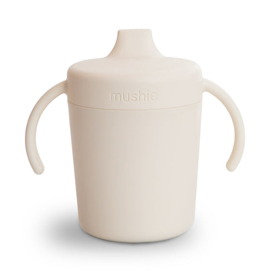 Mushie Trainer Sippy Cup Ivory - Laadlee