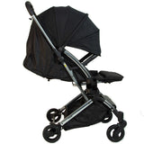 Youbi Toddler German Travel System with New Born Attachment - Black - Laadlee