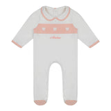Little IA Organic Cotton Heart Sleepsuit - Laadlee