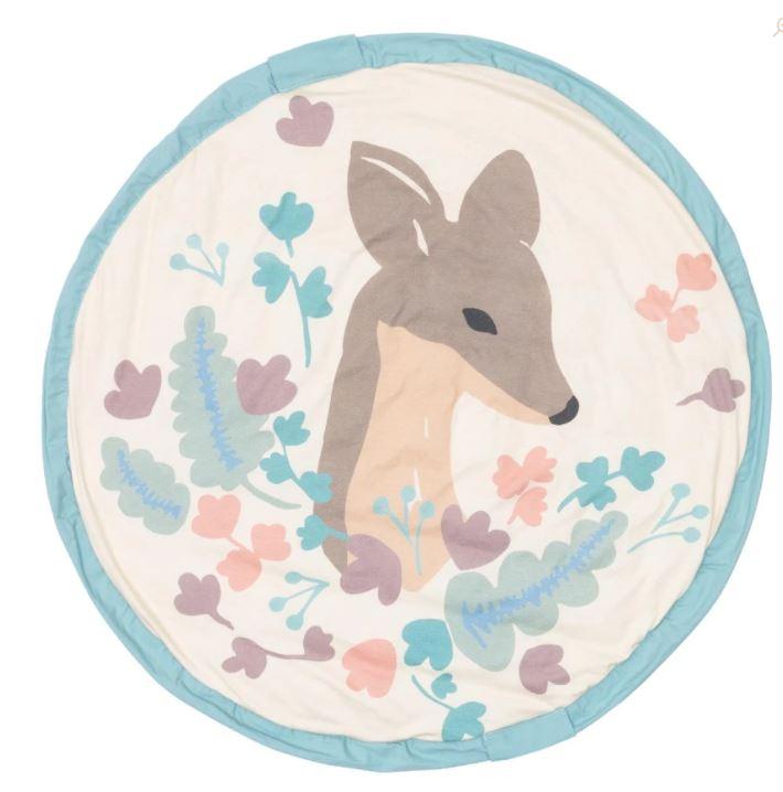 Play & Go Playmat & Storage Bag - Soft - Deer - Laadlee