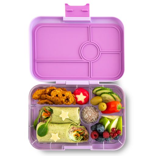 Yumbox Tapas 5 Compartment Bon Appetit Lunch Box - Seville Purple - Laadlee