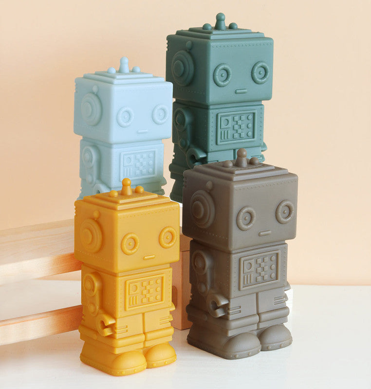 A Little Lovely Company Little Light - Robot Aztec Gold - Laadlee