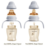 Heorshe - Dental Care Baby Sippy Cup 180ml - Blue - Laadlee