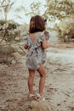 Sunday's Child The Lila Romper - Lavender Grey - Laadlee