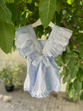 Sunday's Child The Lila Romper - Sky Blue - Laadlee