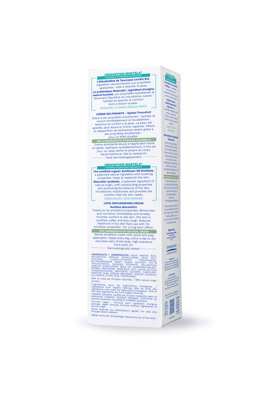 Mustela - Stelatopia Lipid Replenishing Cream 150ml - Laadlee