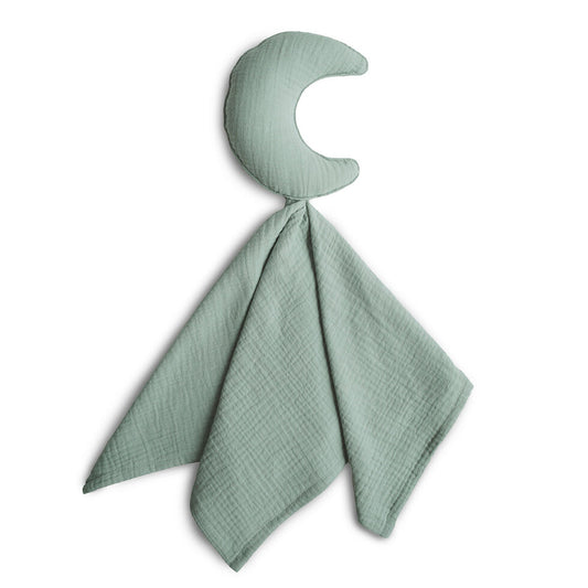 Mushie Lovey Blanket Moon Roman Green - Laadlee