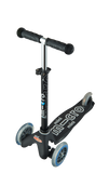 Micro Mini Deluxe Scooter - Black and Grey - Laadlee