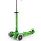Micro Mini Deluxe Scooter with LED Wheels - Green - Laadlee