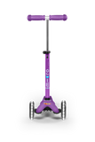 Micro Mini Deluxe Scooter with LED Wheels - Purple - Laadlee