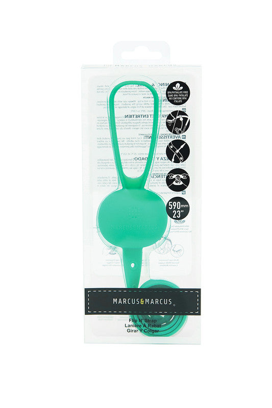 Marcus & Marcus - Silicone Flip N'Strap Pacifier Holder - Green - Laadlee