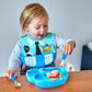 Marcus & Marcus - Silicone Creative Little Pilot Meal Time Set - Lucas - Laadlee