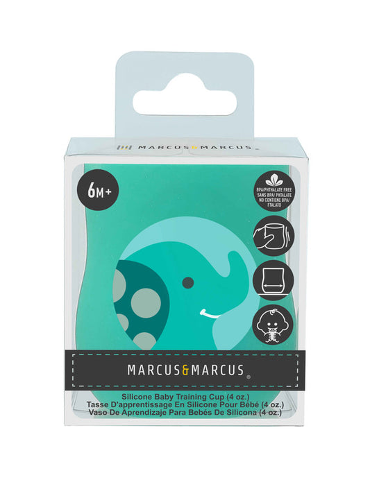 Marcus & Marcus - Silicone Baby Training Cup - Ollie - 120ml - Laadlee