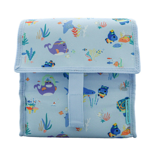 Marcus & Marcus - Foldable Insulated Lunch Bag - Sealife - Laadlee