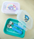 Marcus & Marcus - 2 Tier Stainless Steel Lunch Box - Rainbow - Pink - Laadlee