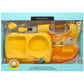 Marcus & Marcus - Silicone Creative Little Chef Meal Time Set - Lola - Laadlee