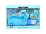 Marcus & Marcus - Silicone Creative Little Pilot Meal Time Set - Lucas - Laadlee