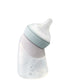 Marcus & Marcus - 2 in 1 Silicone Breast Pump & Angled Feeding Bottle Set - Mint - Laadlee