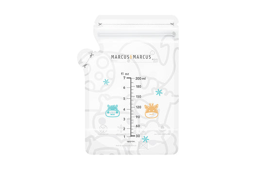 Marcus & Marcus - Breast Milk Storage Bag Temperature sensing- 200ml - Pack of 50 pcs - Laadlee