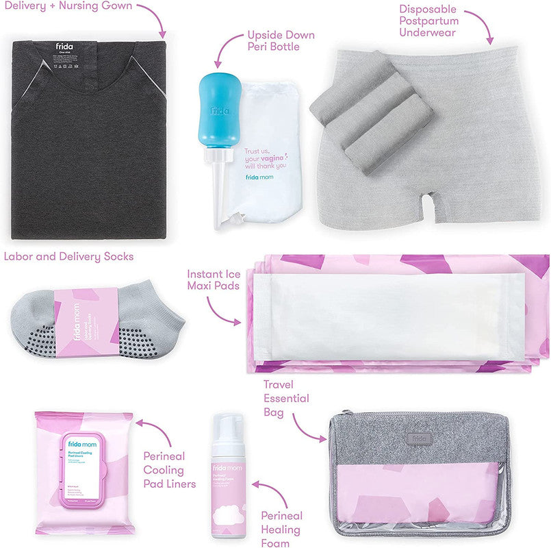 Frida Mom - Hospital Kit For Labor, Delivery, & Postpartum Recovery - Laadlee