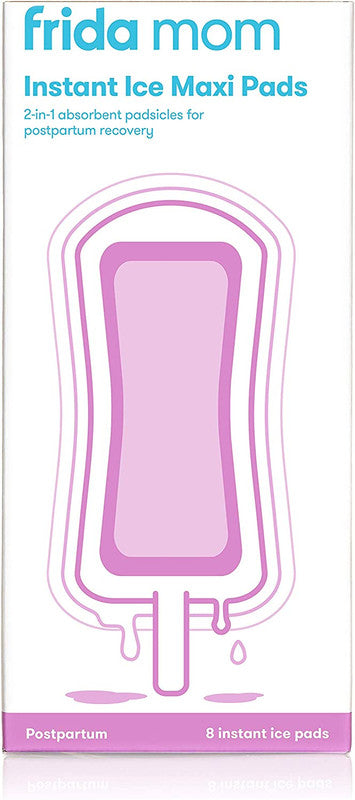 Frida Mom - 2-in-1 Postpartum Absorbent Perineal Ice Maxi Pads - 8 pcs - Laadlee