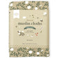 A Little Lovely Company Muslin Cloth Set of 2 - Blossom - Dark Sage - Laadlee