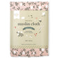 A Little Lovely Company Muslin Cloth XL - Blossom - Dusty Pink - Laadlee