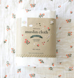 A Little Lovely Company Muslin Cloth XL - Little Flowers - Laadlee