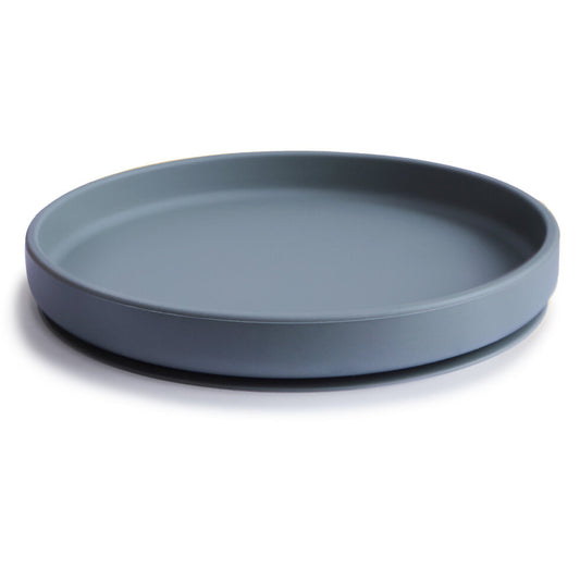 Mushie Classic Silicone Suction Plate Tradewinds - Laadlee