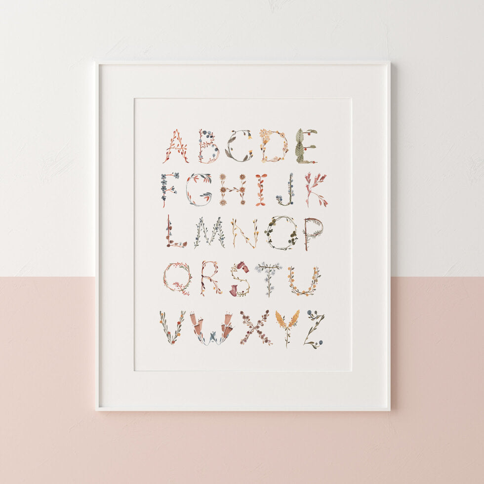 Mushie Poster Large Alphabet International - Laadlee