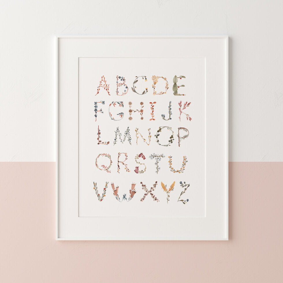 Mushie Poster Large Alphabet International - Laadlee