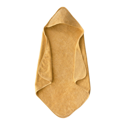 Mushie Hooded Towel Fall Yellow - Laadlee
