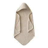 Mushie Hooded Towel Fog - Laadlee