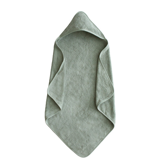Mushie Hooded Towel Moss - Laadlee