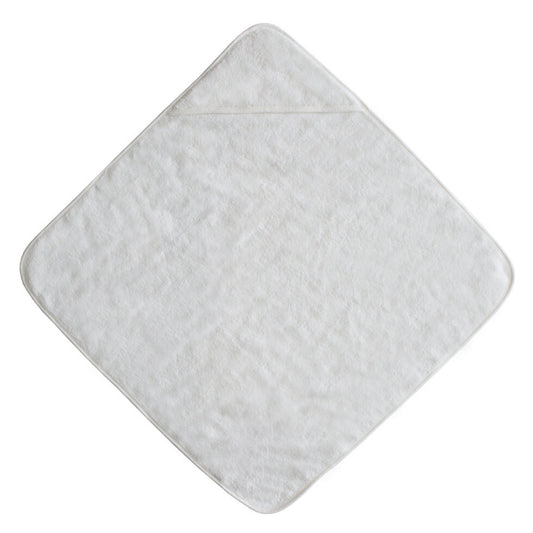 Mushie Hooded Towel Pearl - Laadlee