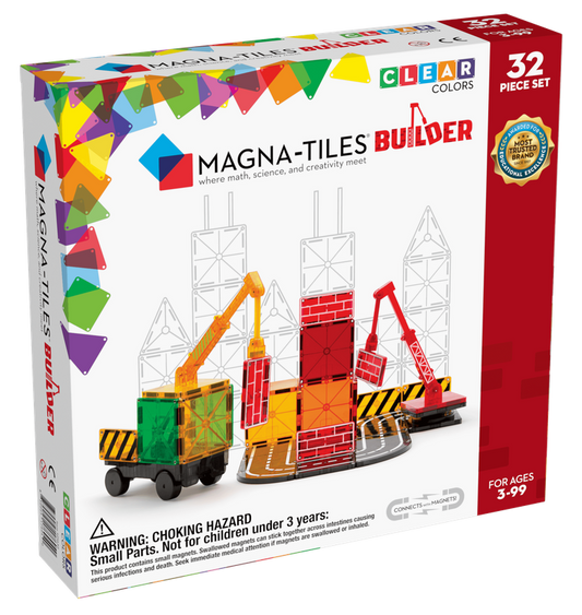 Magna-Tiles Builder 32 Pcs. - Laadlee