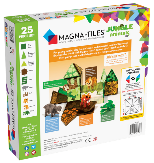 Magna-Tiles Jungle Animals 25 Pcs. - Laadlee