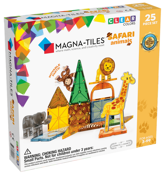 Magna-Tiles Safari Animals 25 Pcs. - Laadlee