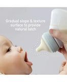 Marcus & Marcus - Silicone Angled Feeding Bottle & Dispensing Spoon Set- Mint - Laadlee