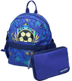 Marcus & Marcus - 2-In-1 Little Kid Backpack - Football - 9.5 Inch - Laadlee
