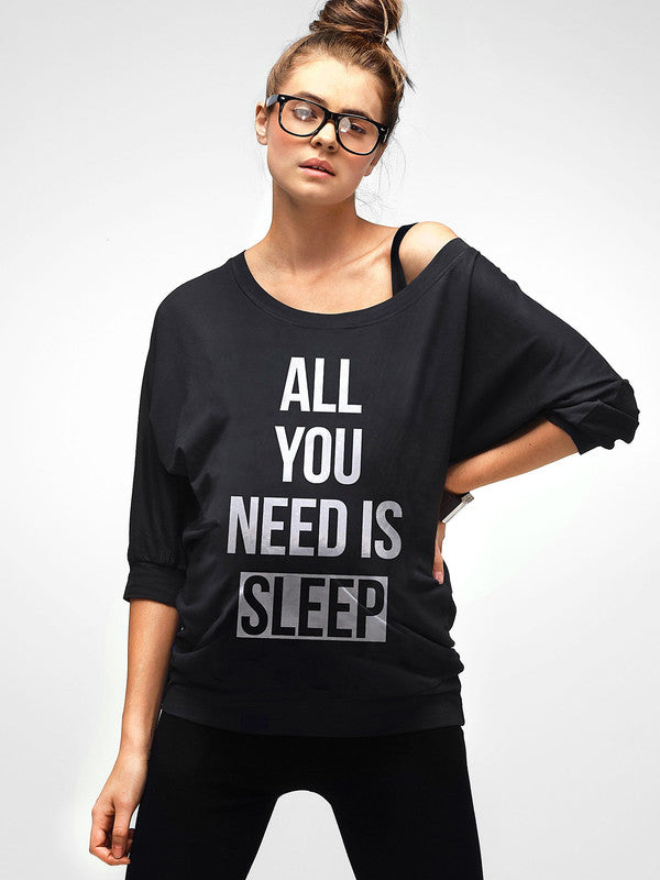 Mamagama - All You Need is Sleep Maternity Top - Laadlee