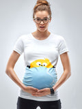 Mamagama - Peek A Boo Chicken Maternity T-shirt - Laadlee